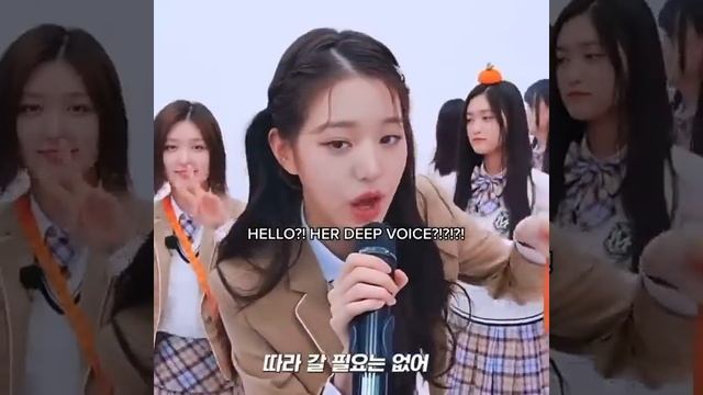 Wonyoung's Deep Voice ??