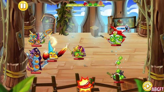 Angry Birds Epic Gameplay | Volcano Island | Daily Dungeon | ABGFT смотреть онлайн
