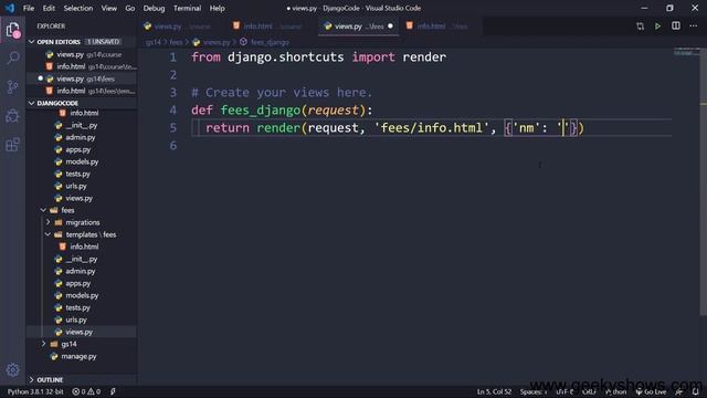 Templates inside Application in Django (Hindi) смотреть онлайн