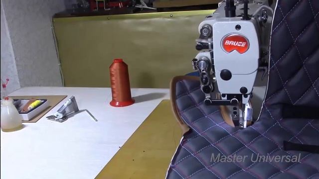 Окантовыватель в три сложения для трудно скользящих материалов. Автоковрики, кожа. Видео № 532. смотреть онлайн