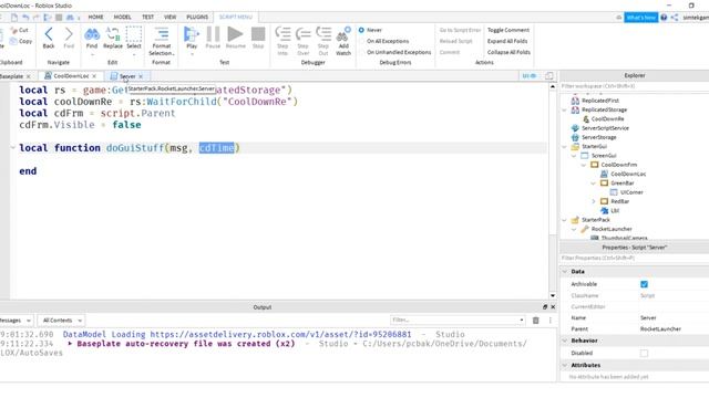 How To Make A Cooldown Bar For Weapons In Your Roblox Game смотреть онлайн