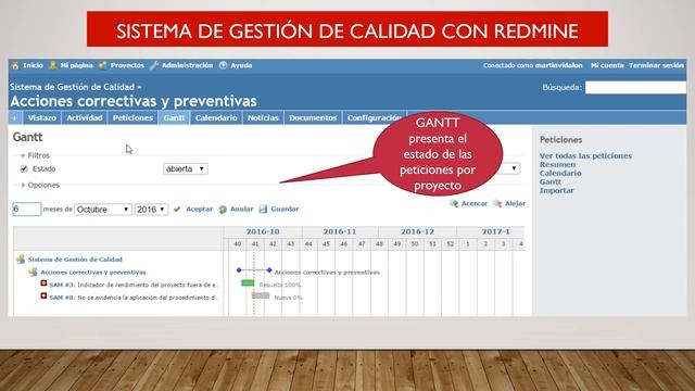 Redmine Sistema de Gestión de Calidad / Open source software to manage your Management System смотреть онлайн