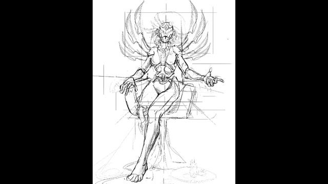 TImelapse of Painting "Oracle of Delphi 2.0" смотреть онлайн