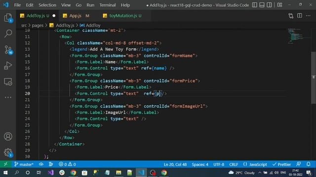 Part-3 | ReactJS(v18) | Apollo GraphQL Library | JSON GraphQL Server| CRUD Example смотреть онлайн