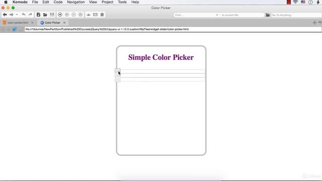 jQueryUI Mini-Project 44 - Color Picker Part 1 смотреть онлайн