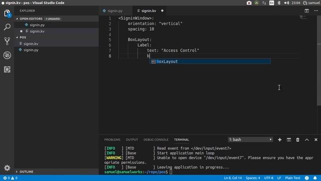 Python/Kivy POS System Part 2: Login System( part 2) смотреть онлайн