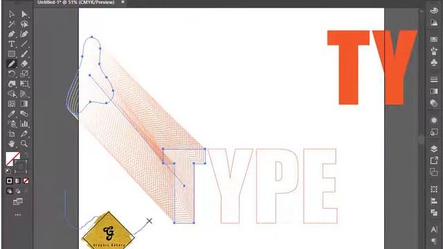 Adobe illustrator Typography poster design with blend tool in adobe illustrator смотреть онлайн