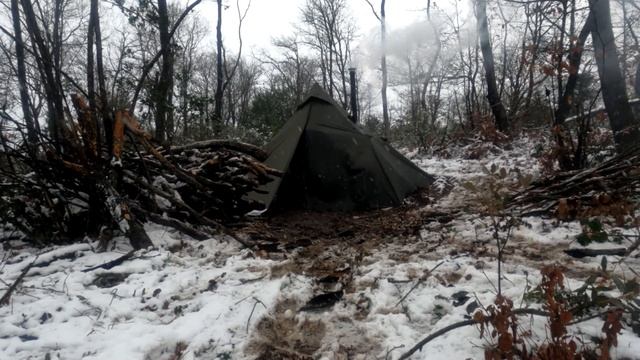 4 Days WINTER CAMPING in Blizzard With My Dog, Survival, Off Grid, Nature Movie, Snowstorm Bushcraf смотреть онлайн