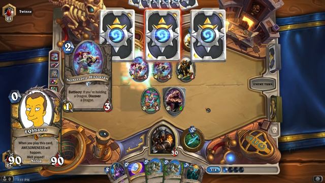 Hearthstone: Prince Malchezaar / Dragon Deck Trials (Without much luck) смотреть онлайн