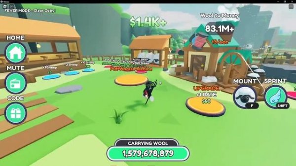 ? СКРИПТ на БЕСКОНЕЧНЫЕ ДЕНЬГИ Sheep Tycoon в Roblox! | ПОЛУЧИЛ ОЧЕНЬ МНОГО МОНЕТ! ?