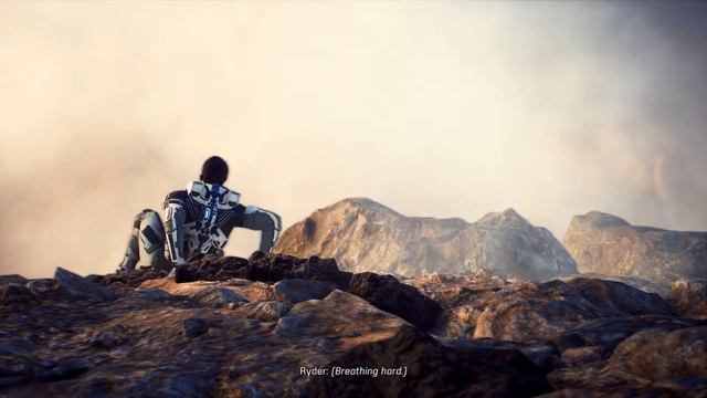 Mass Effect: Andromeda - rock climbing with Vetra Nyx on Kadara смотреть онлайн
