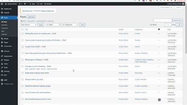 Getting your blog off the ground: Plugins: WordPress Editorial Calendar смотреть онлайн