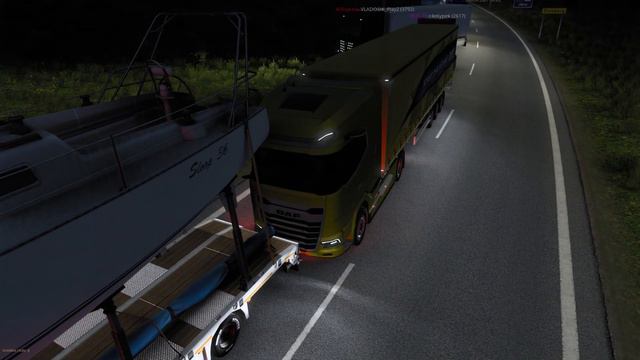 Застрял в Пробке на Дороге Дураков - ETS2MP