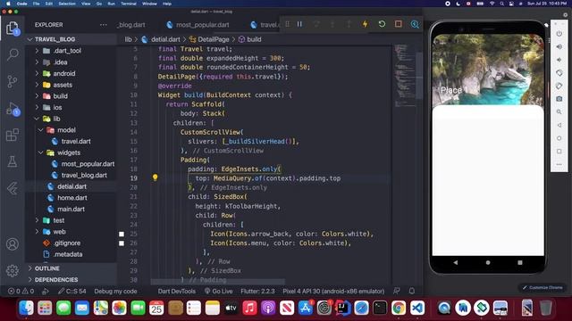 Flutter UI Travel App Tutorial | App from Scratch Part 2 смотреть онлайн