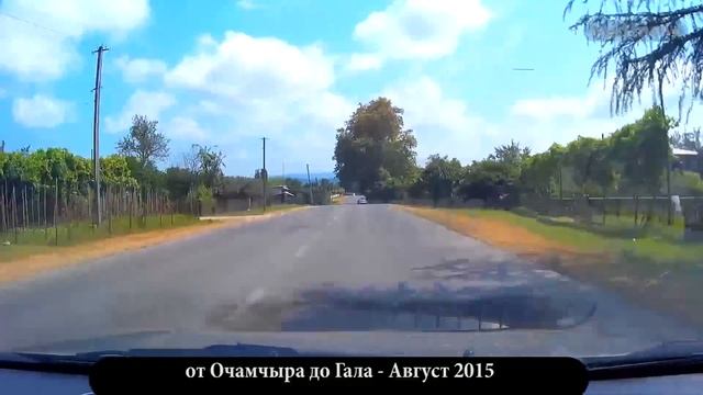 ч9 Абхазия с видеорегистратора с дорожными историями от Очамчири до Гали 2015 смотреть онлайн