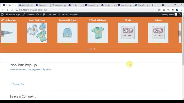 Carousel Bar- YooBar Plugin for WordPress смотреть онлайн