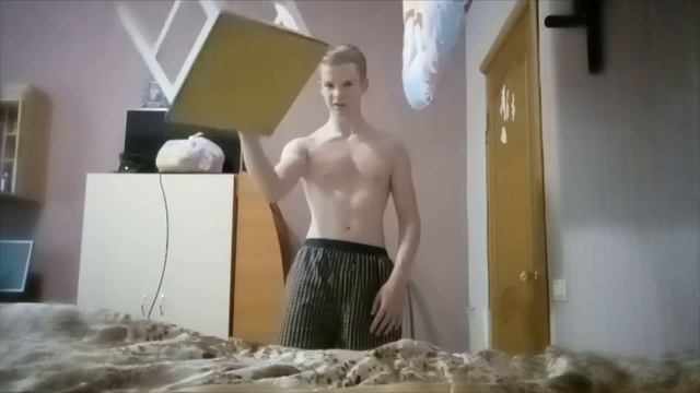 тренировка рук с тубареткой в домашних условиях от Русского БОГАТЫРЯ. смотреть онлайн
