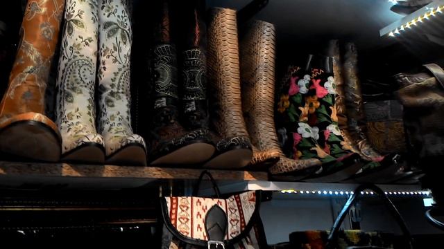 Handmade Original Ottoman leather Boots coated with fabric Shipping worldwide смотреть онлайн