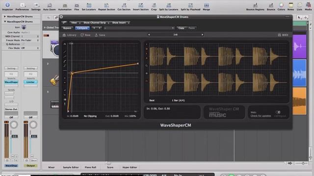 WaveShaper CM - FREE VST/AU plugin distortion and oscilloscope with Computer Music смотреть онлайн