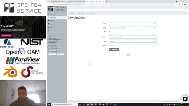 Cloud HPC - postProcess FDS/OpenFoam/CodeAster analyses on the cloud смотреть онлайн
