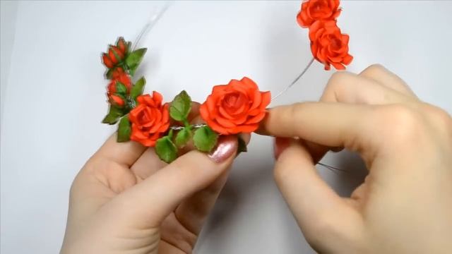 Колье с розами. Сборка ❤️ Полимерная глина мастер класс цветы ❤️ Ирина Иваницкая смотреть онлайн