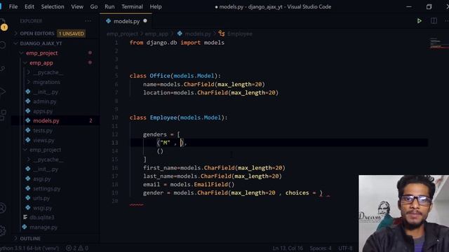 3. Creating Models | Ajax With Django смотреть онлайн