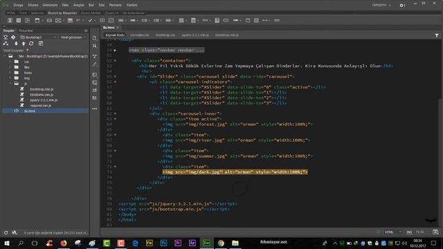 BS Ders 44 Bootstrap Carousel Kullanımı смотреть онлайн