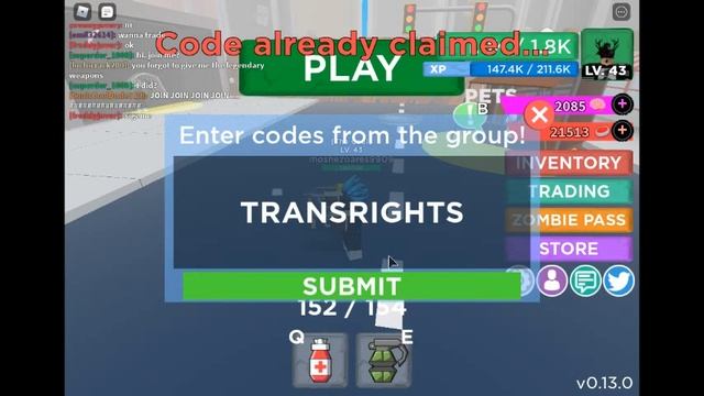 Zombie Strike Roblox 2021 Codes (ROBLOX) смотреть онлайн