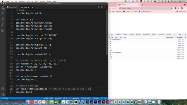 Learn JavaScript (JS) [17/25] - Math Object смотреть онлайн
