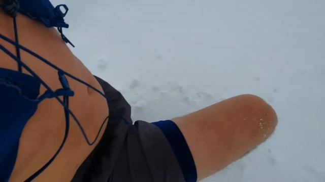 Босиком по снегу! 1км ❄? #закалбег #закаливание #моржевание #черноголовка #зима