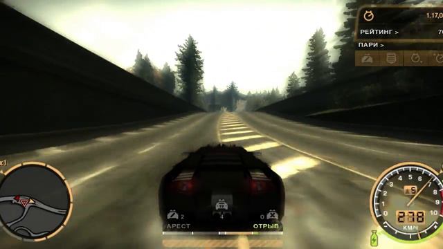 NFS Most Wanted || Lamborghini 384 км/ч ||Развод ментов смотреть онлайн