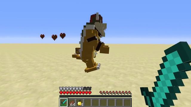 Bowser Boss in Two Commands (Minecraft 1.11) ft. McTech смотреть онлайн