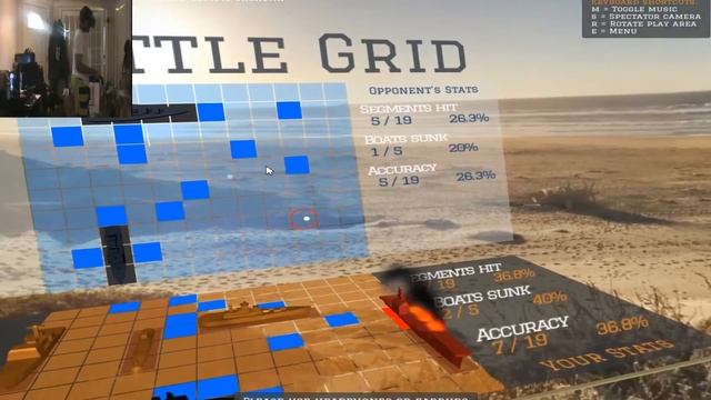 SUNK YOUR VIRTUAL SHIP!!! | VR Battle Grid смотреть онлайн