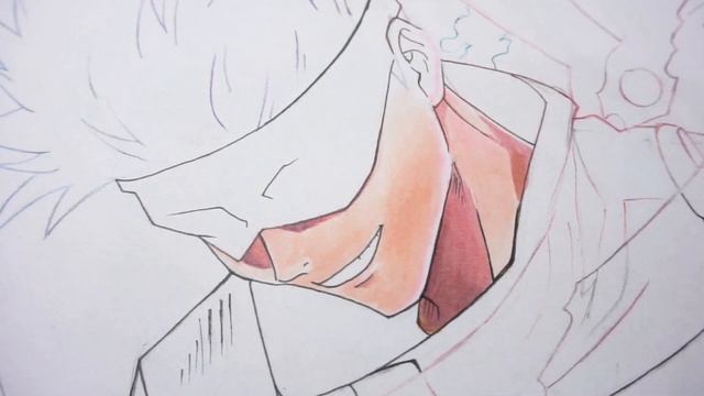 [Drawing Gojo Satoru ] from anime Jujutsu kaisen смотреть онлайн