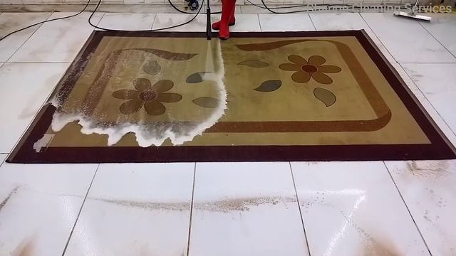 Extraordinarily Rusty Big Dirty Carpet Cleaning Satisfying Rug Cleaning ASMR