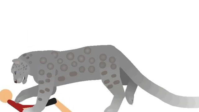 aggresive snkw leopard kills stick cretaure (sticknodes) {Short animation} смотреть онлайн