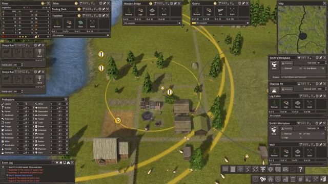 Banished North 6.2 E3 First Log Cabin & Tools смотреть онлайн