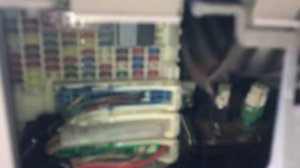 The fuse box location on a (2009-2014) Honda Insight
