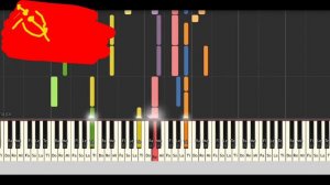 Гимн ссср на пианино.