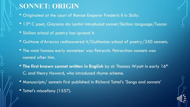 SONNET AND IT'S TYPE in Kannada/NRM/English literature смотреть онлайн