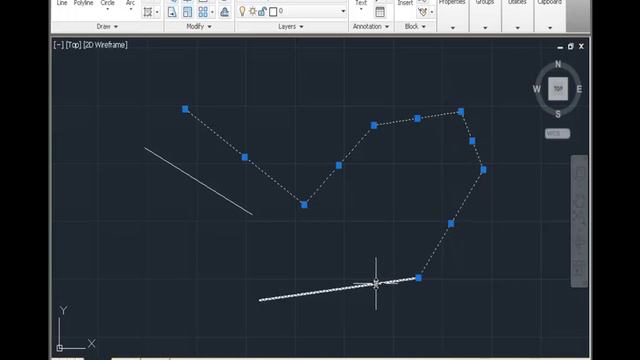 AutoCAD 2012: Lines & Polylines смотреть онлайн