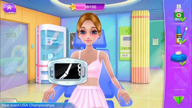 Gymnastics Superstar Perfect 10 Girls Fun Dance Game Dress Up Makeover Manicure Hairstyle! смотреть онлайн