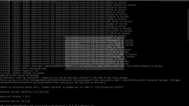 Как установить Optifine на Pojav Launcher