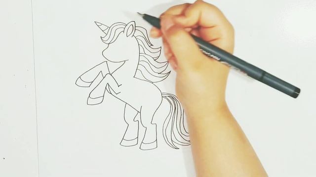 drawing a Unicorn Riding the Magic of Color&Creativity:draw unicorn like a pro. смотреть онлайн