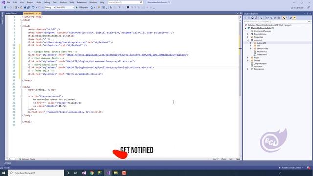 Blazor WebAssembly : Setup Custom Bootstrap Template | AdminLTE Theme | BCL смотреть онлайн