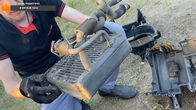 Жесть внутри ! Снимаем испаритель на Subaru Forester Sf5