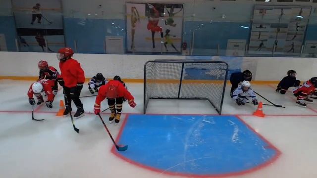 Hockey training - Первый лёд на технику владения коньками спустя 5 месяцев смотреть онлайн