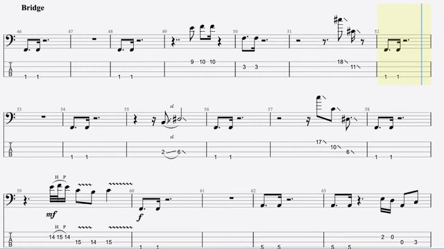 Pink Floyd - Learning To Fly (Bass Tab)
