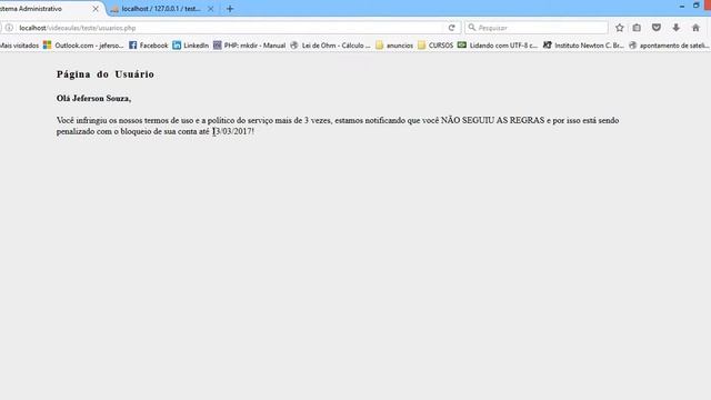 SISTEMA DE NOTIFICAÇÕES EM PHP - 03 Desbloqueio de Conta смотреть онлайн