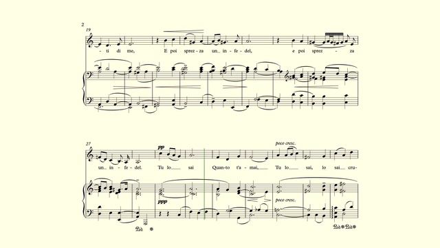 Tu lo sai - Torelli - accompaniment C Major for low voice - Tu lo sai accompaniment смотреть онлайн